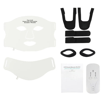 Masque LED Silicone Flexible Lumina Lift™ 7 couleurs pour le visage et le cou